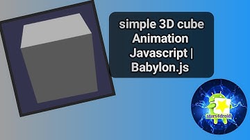 simple cube animation with babylon.js