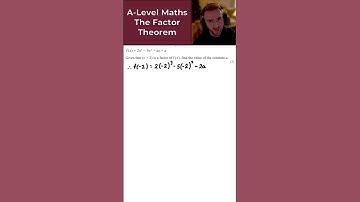 Day 4: The Factor Theorem • Daily A-Level Maths Revision 🔢 #alevelmaths #maths