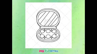 Cozy Girl Cosmetics Coloring Pages Cute Self Care Moments Bold Easy Beauty Coloring Pages