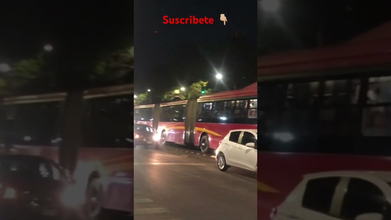 Avenida insurgentes, metrobús de la Ciudad de México 🇲🇽