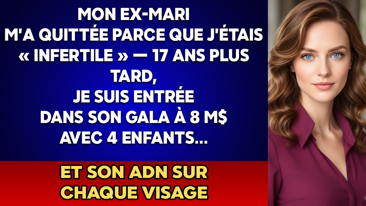 Mon ex-mari m’a quittée car j’étais “stérile” — 17 ans plus tard, je fais irruption à son gala