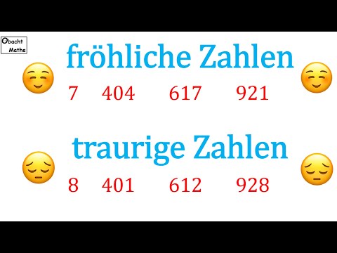 What are Happy and Sad Numbers | Special Numbers | ObachtMathe