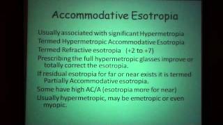 08  Accommodative Esotropia Dr Hisham Khattab