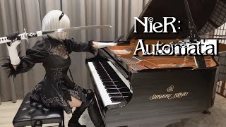 「Weight of the World / 壊レタ世界ノ歌」NieR: Automata Main Theme | Ru's Piano Cover