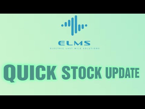 Electric Last Mile Solutions (ELMS) after EVGO AND LUCID NOW ELMS!?