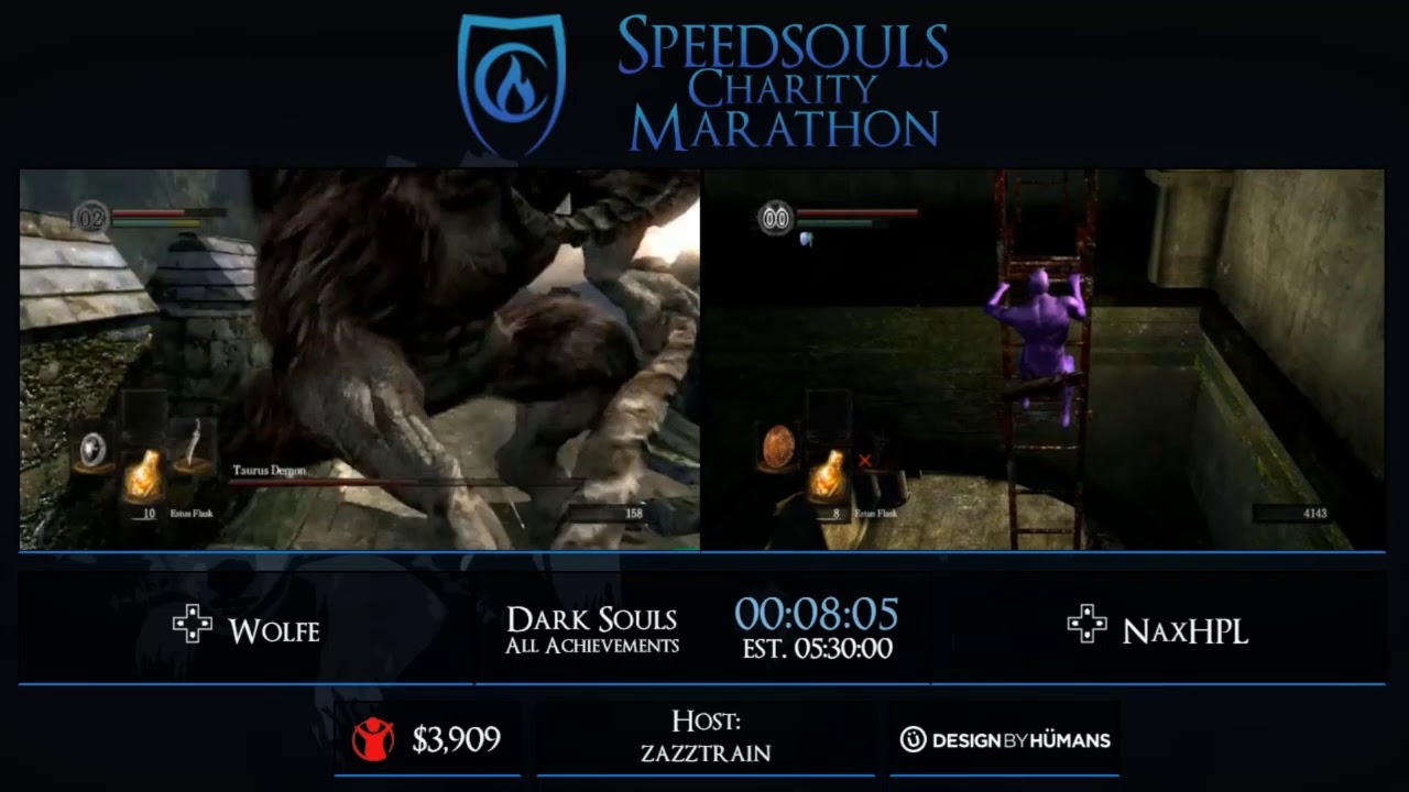 Dark Souls  All Achievements | Благотворительный марафон Speedsouls