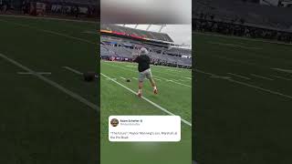 Peyton Manning has a son who can sling it 👀 (via colts/TT)