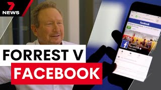 Andrew “Twiggy” Forrest takes on Facebook in billionaire battle over scam ads | 7 News Australia