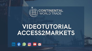 VIDEOTUTORIAL - Access2Markets