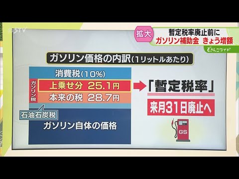 【解説】レギュラーガソリン150円台半ばまで下がる？　暫定税率廃止前に補助金を段階的に増額