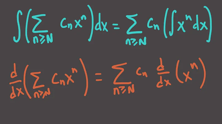Calculus 2, Session 31 -- Calculus of power series