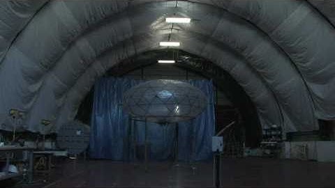 Hypersphere airship 1st scale model demo flight