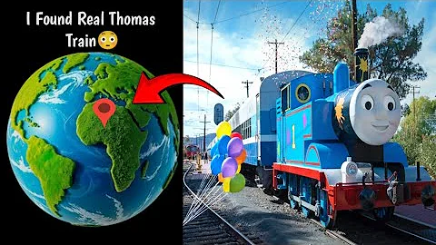 😱😶‍🌫️I Found Real Thomas Train in Google maps and google earth