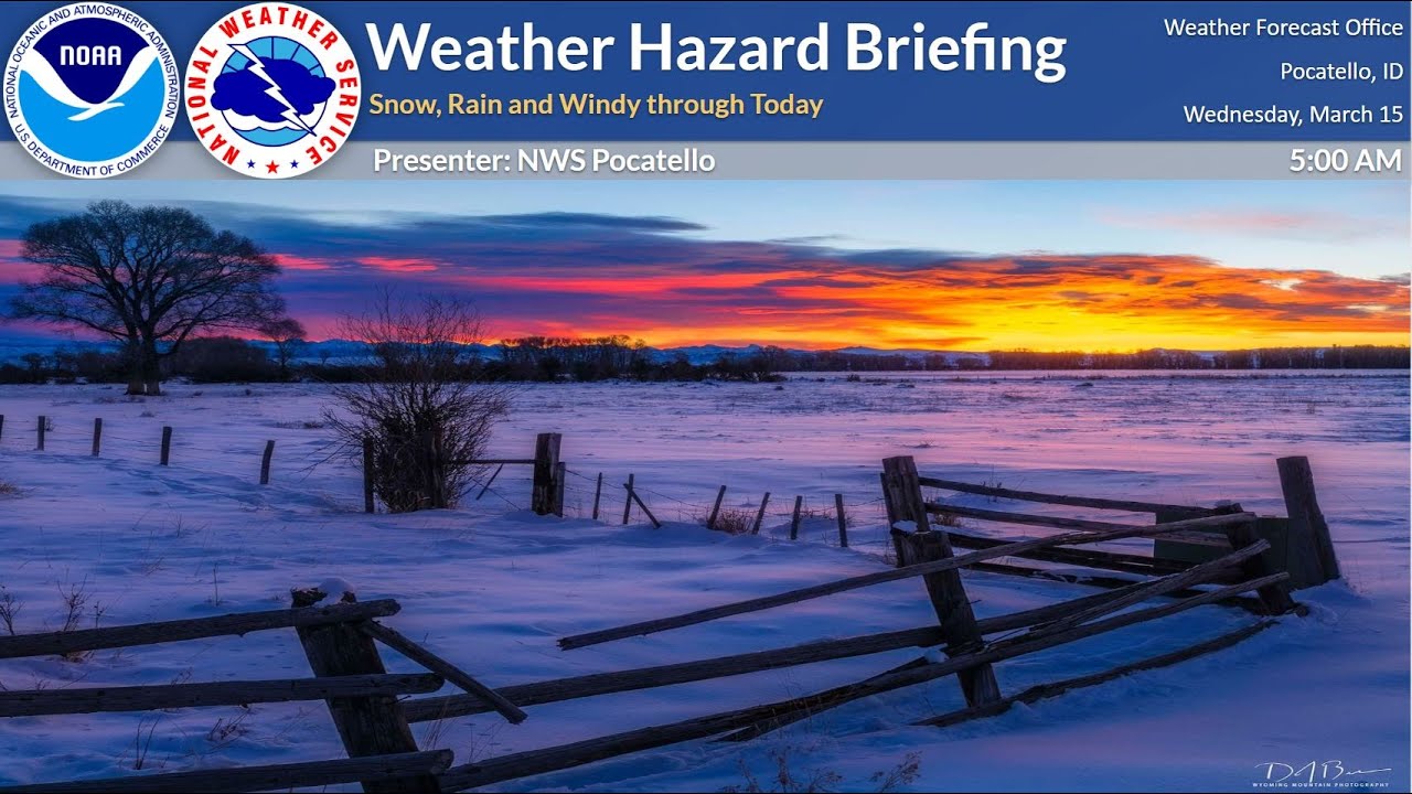3/15/23 Hazard Briefing - Snow, Rain, and Wind through Today - YouTube