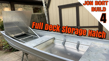 Aluminum Deck and Hatch | Cutting and Installing Floor | Jon Boat Build