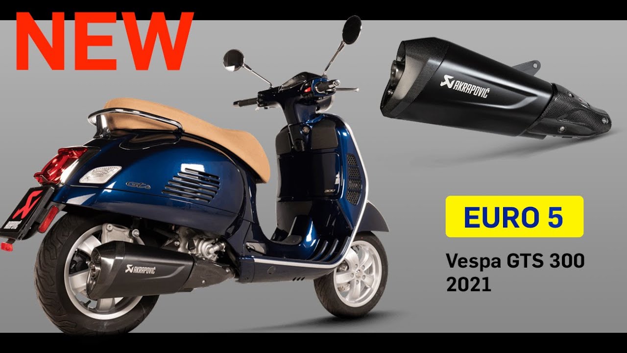 Exhaust Vespa GTS Euro 5 comparison - what is there? Akrapovic Arrow  LeoVince - Scooter Center Scootershop Scootershop Blog