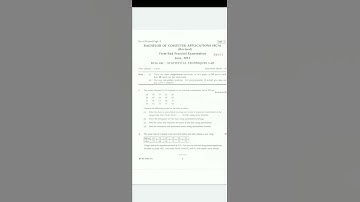 IGNOU |•| Statistics Technical (BCSL 44) Lab Question Paper |•| June 2013 |•| Own Classroom