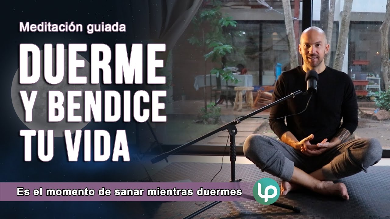 MEDITACIÓN PARA DORMIR y LIBERAR el ESTRÉS del DÍA (Sonido de lluvia) 🧘‍♂️ Sana mientras duermes