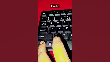 Undo shortcut key on the laptop and computer 🖥️#computertechnic #shortcutkeys #undocument #undo