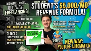 ​$0 To $5,000/Mo With A Faceless Channel: Tammy’s YouTube Automation Strategy!