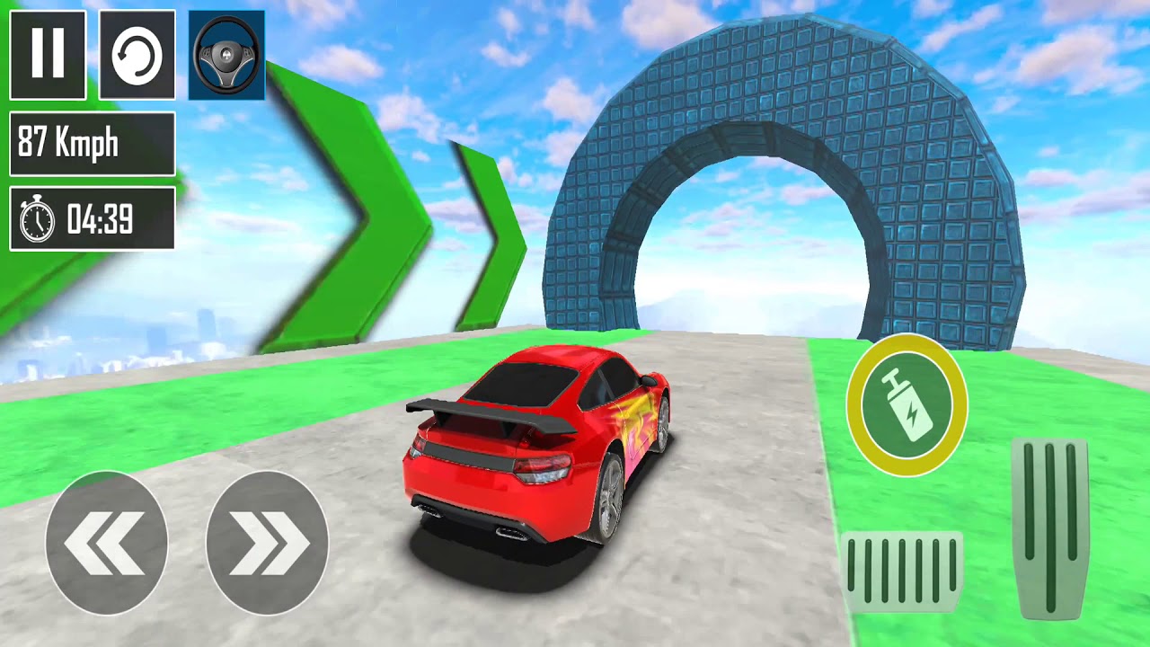 Mega Ramp Car Racing - Ramp Stunt Car Games - Android Gameplay 2021