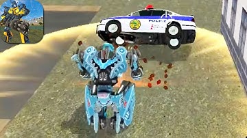 Robot Shark 2 / Android Gameplay HD (by Naxeex Robots)