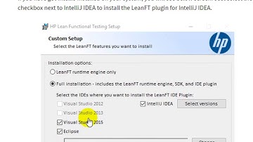 How to install LeanFT plugin in Visual Studio