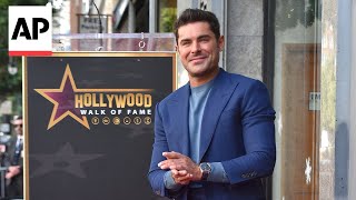 Zac Efron honors Matthew Perry during Hollywood Walk of Fame star ceremony