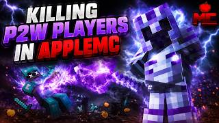 DOMINATE APPLEMC AND KILLING SOME P2W PLAYERS #subscribe #supportmychannel #applemc #minecraft