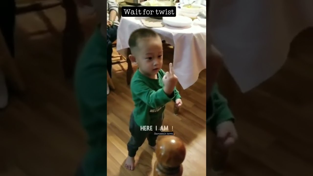 Son Shows Middle Finger To Dad While Singing Funny Daddy