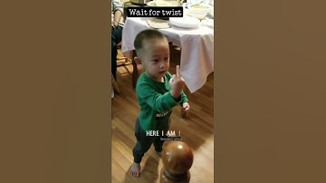 Thumbnail of son shows middle finger to dad 😂 while singing 🙄 funny#funny#daddy finger