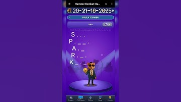 Hamster kombat| Dev Game| Daily Cipher| Solve 1000%| 20-21-10-2025 |#hamsterkombat |