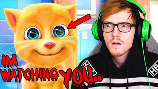 i played Talking Ginger... WAIT WHAT IS IN HIS EYE? screenshot 2