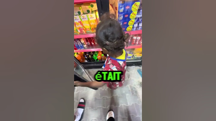 Cette petite fille va te faire pleure