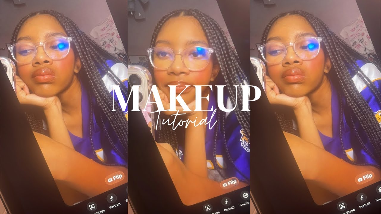 Slightly chaotic makeup tutorial 