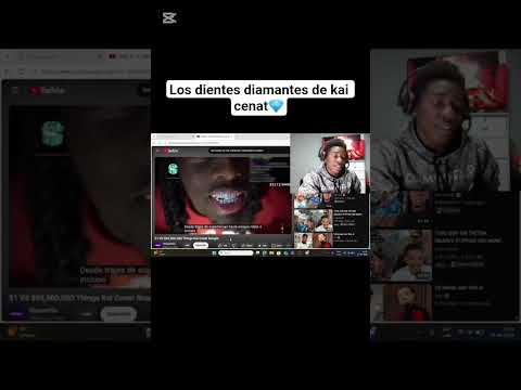 Los dientes diamantes de kai cenat💎 #humor #divertidos #streamer #stream