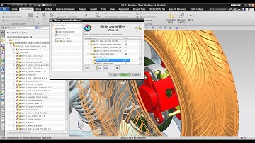 NX CAD Assembly : Create Mirror Assembly
