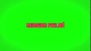 Gta V Mission Failed Green Screen Hd Chroma Key Hd