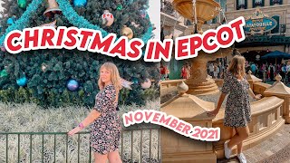 Christmas In EPCOT | Disney World Vlog November 2021 screenshot 5