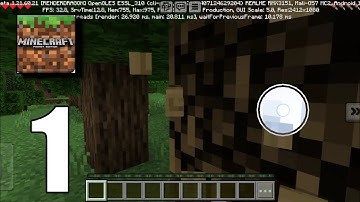 Minecraft survival Mobile gameplay walkthrough android iOS part 1