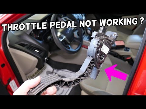 FORD FOCUS THROTTLE GAS ACCELERATOR PEDAL NOT WORKING NOT RESPONSIVE