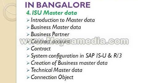 sap ISU online training in india
