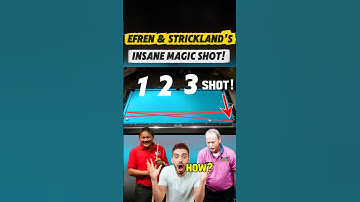 The Most Unreal 3-Rail Shot You’ll Ever See | Efren & Strickland