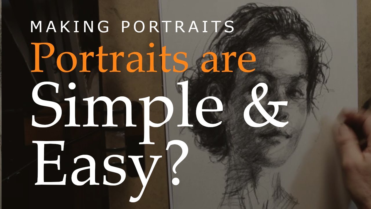 It's Simple and easy  to draw portraits