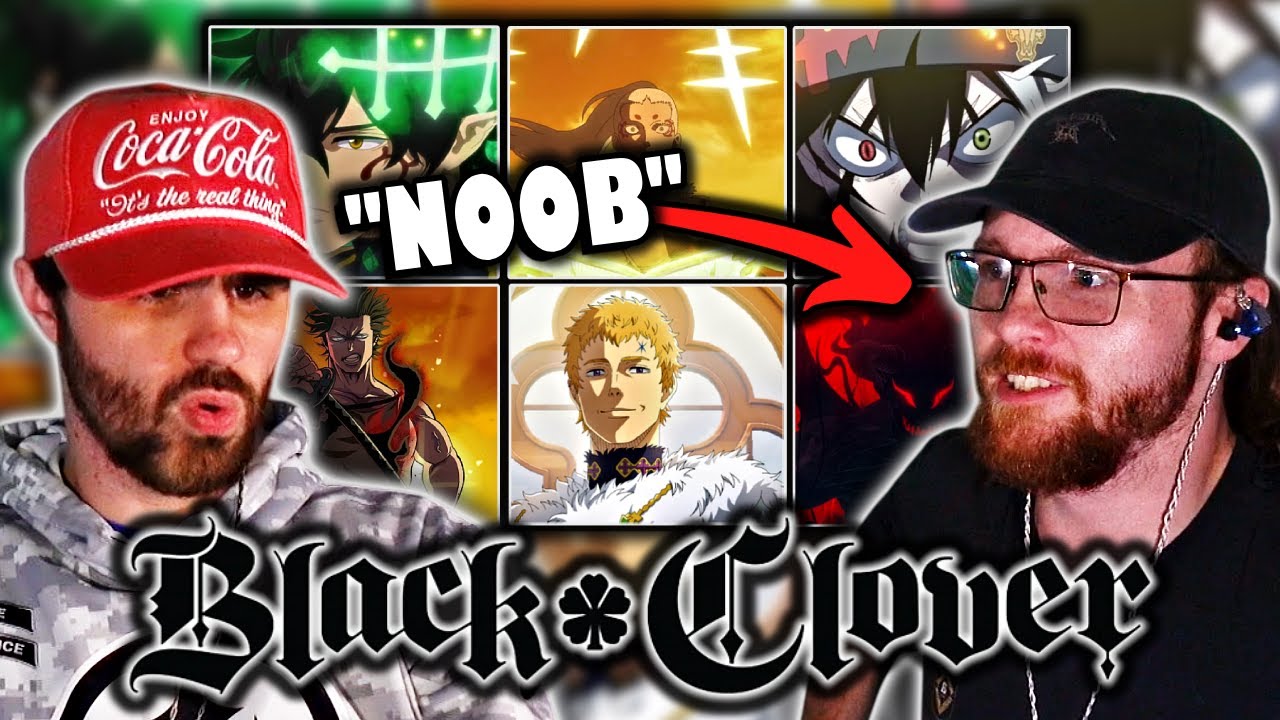BROTHERS REACT to ALL BLACK CLOVER Openings (1-13) for THE FIRST TIME!