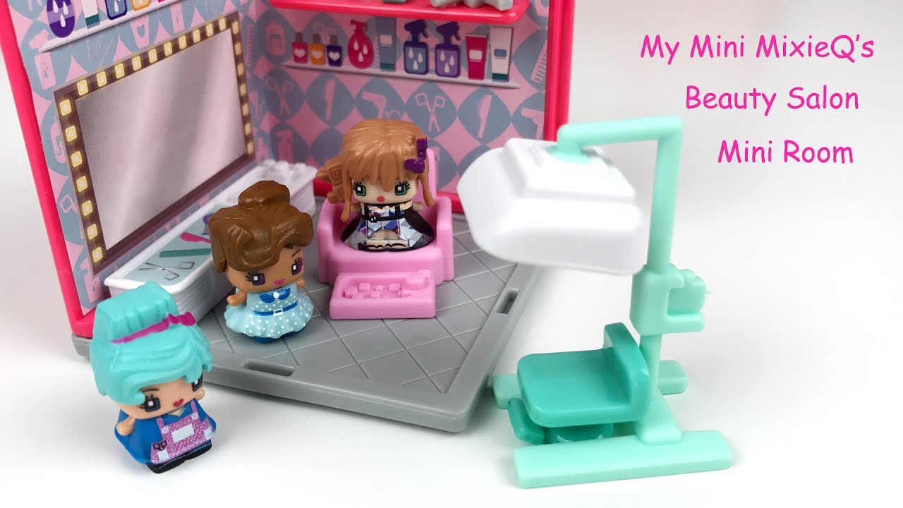 Unboxing My Mini MixieQ's Beauty Salon Mini Room Playset YouTube