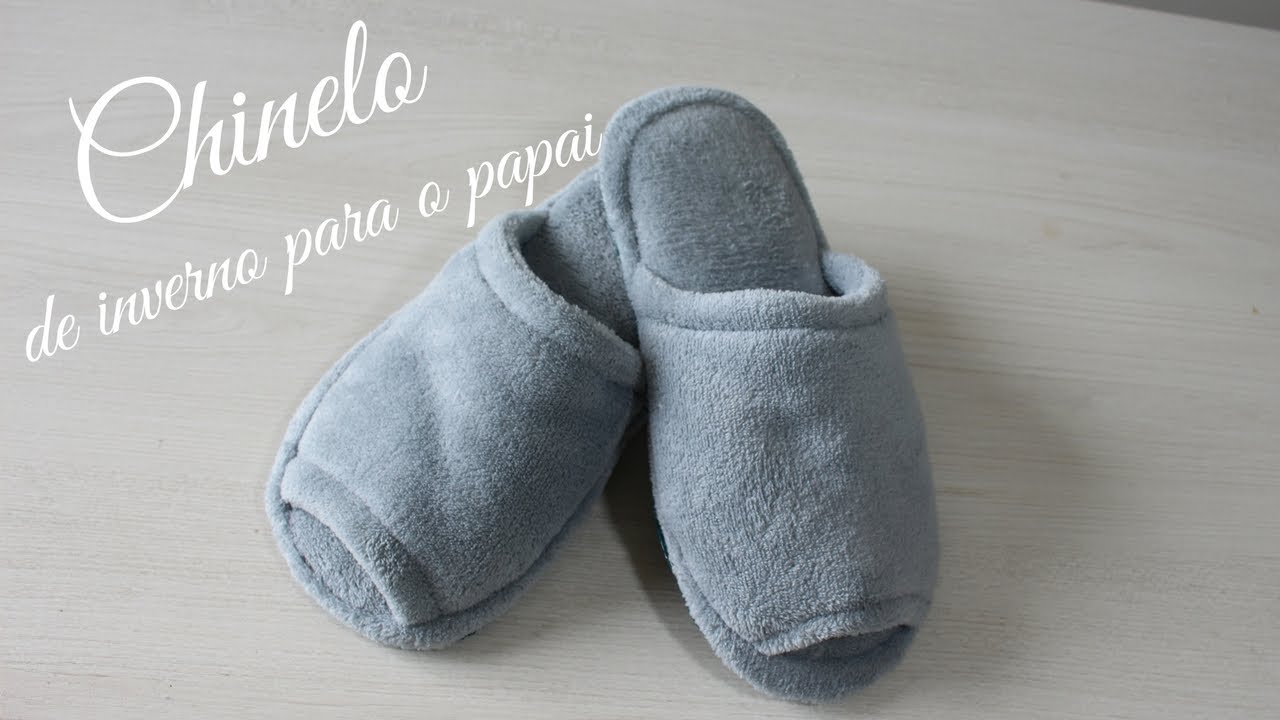 01 Kit sono para o dia dos pais , chinelo de inverno #aprendafazendocomigo  #01