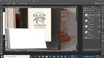 How to Make Business Card Mockup in Photoshope and added your design I New Bangla tutorial 2020