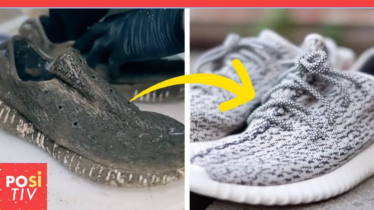 Dieser Mann macht ziemlich dreckige 1300$-Schuhe wieder sauber - YouTube