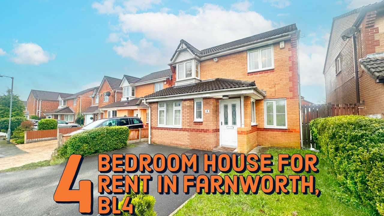 4 bedroom house for rent in Farnworth, BL4 YouTube